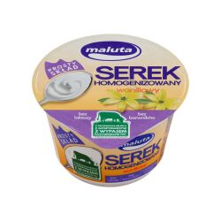 Maluta Serek Homogenizowany Waniliowy Prosty Skład 200G Bez Laktozy
