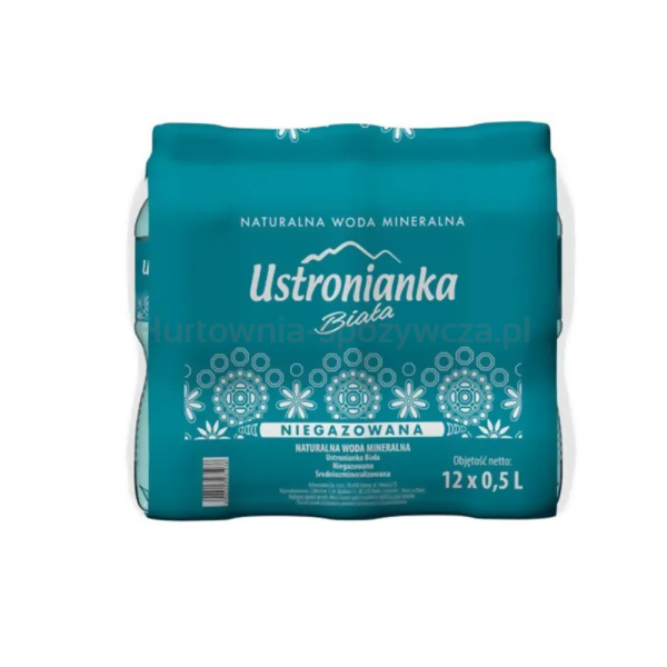 Woda Ustronianka Biała 0,5L niegazowana