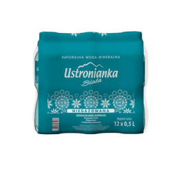 Woda Ustronianka Biała 0,5L niegazowana <br>(bez EAN) x 12 sztuk
