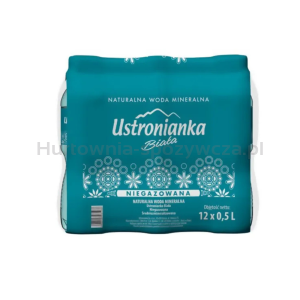 Woda Ustronianka Biała 0,5L niegazowana