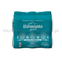 Woda Ustronianka Biała 0,5L niegazowana(butelka bez kaucji)