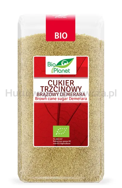 Bio Planet  Cukier Trzcinowy Demerara Bio 500 G 