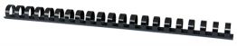 Office Products Grzbiety do bindowania A4, 16mm (145 kartek), 100 szt., czarne 