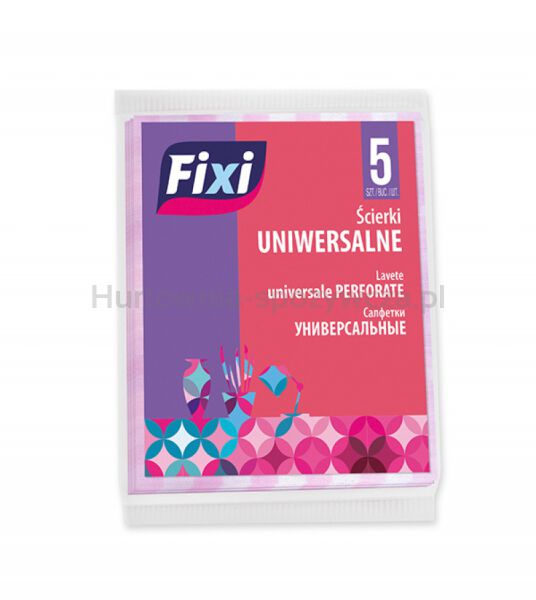 Ścierki uniwersalne FIXI, 5 szt., mix kolorów - 3