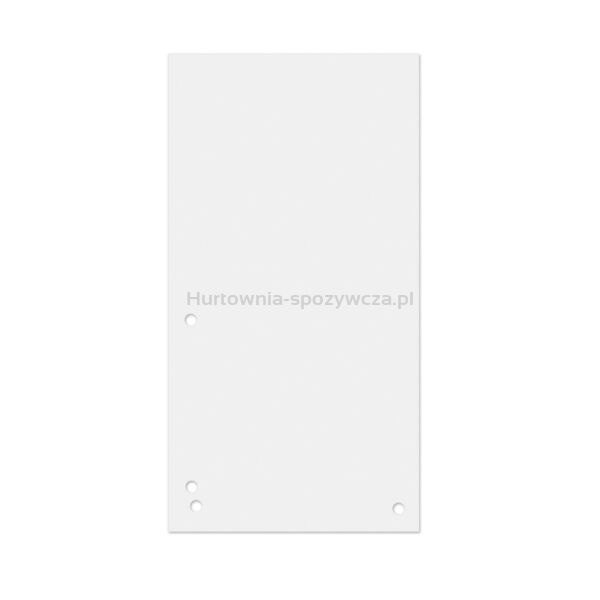 Donau Przekładki Karton 1/3 A4, 235x105mm, 100szt., białe 