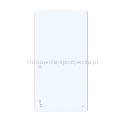 Donau Przekładki Karton 1/3 A4, 235x105mm, 100szt., białe 