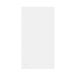 Donau Przekładki Karton 1/3 A4, 235x105mm, 100szt., białe 