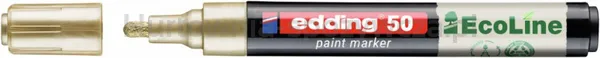 Marker olejowy na bazie wody e-50 EDDING EcoLine, 2-3mm, złoty