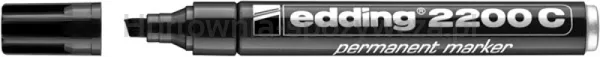 Edding Marker permanentny e-2200c 1-5mm, czarny 