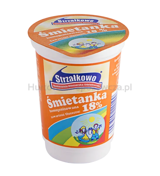 Strzałkowo Śmietana 18% 400G
