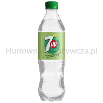 7UP Napój gazowany zero cukru 500 ml kaucja (w tym +0,50 zł/szt. zwrotnej kaucji)