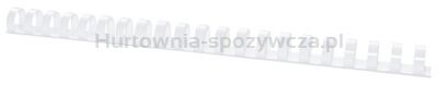 Grzbiety do bindowania OFFICE PRODUCTS, A4, 16mm (145 kartek), 100 szt., białe