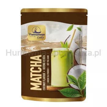 Napój w proszku z matchą o smaku kokosowym 60g Vietnamese Lady
