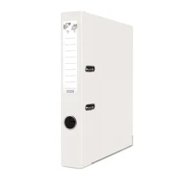 Basic-s Segregator z szyną, PP, A4/50mm, biały 