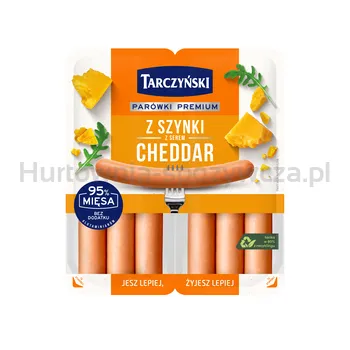 Tarczyński Parówki Z Szynki Z Serem Cheddar 180 G