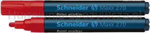 Schneider Marker olejowy Maxx 270, okrągły, 1-3mm, czerwony 