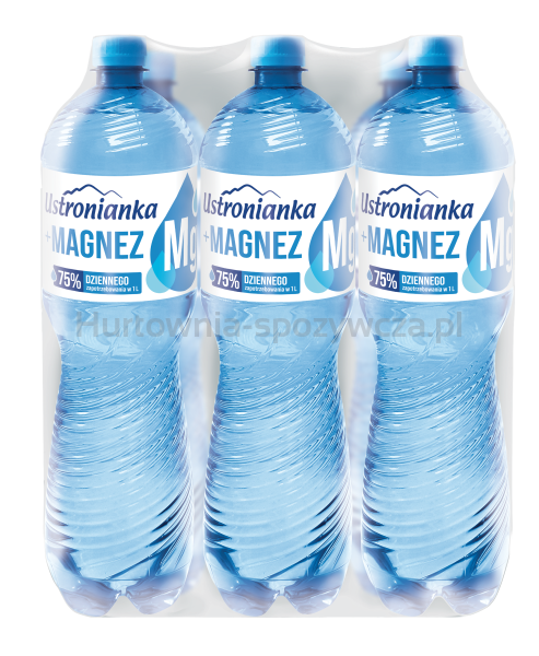 Woda Ustronianka Z Magnezem Gazowana 1,5L