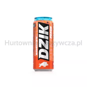 Dzik Energy Peach 500 ml - Napój Energetuzujący