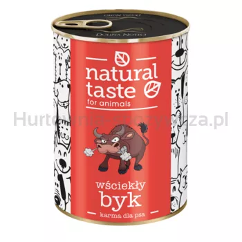 Dolina Noteci Natural Taste Karma dla psa Wściekły Byk 800g