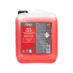 Preparat Clinex W3 Sanit, Do Mycia Sanitariatów I Łazienek, Skoncentrowany, 5L