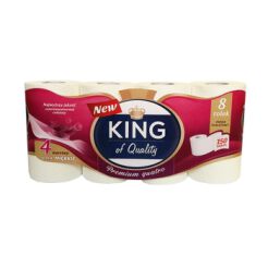 King Quality Papier Toaletowy 8 Rolek 4-Warstwowy