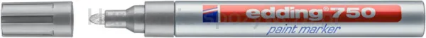 Edding Marker olejowy e-750 2-4mm, srebrny 