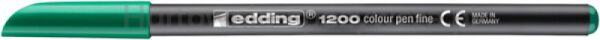 Pisak z cienką końcówką e-1200 EDDING, 1 mm, zielony - 2
