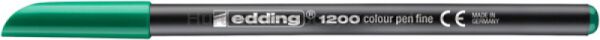 Pisak z cienką końcówką e-1200 EDDING, 1 mm, zielony - 2
