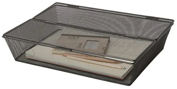 Pojemnik Na Dokumenty Q-Connect Office Set, Metalowy, A4, Zamykany, Czarny