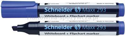 Schneider Marker do tablic Maxx 293, ścięty, 2-5mm, niebieski 