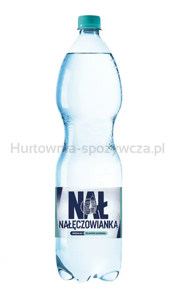 Woda mineralna NAŁĘCZOWIANKA, delikatny gaz, 1,5l