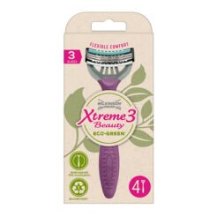 Wilkinson Sword Xtreme3 Beauty Eco Green Jednorazowe Maszynki Do Golenia Dla Kobiet 4 Sztuki