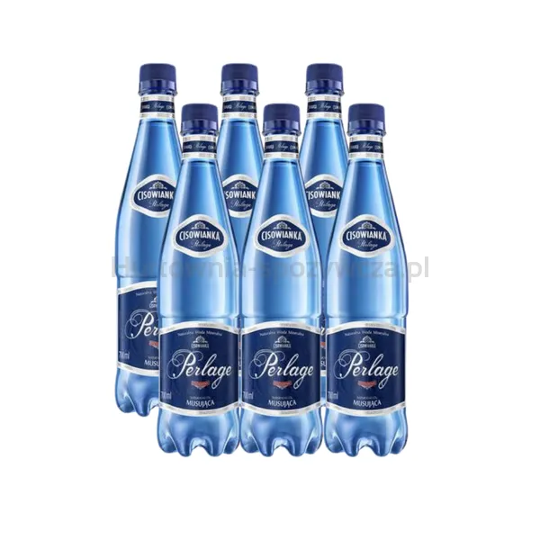 Cisowianka Woda Mineralna Perlage, musująca, butelka plastikowa, 0,7l