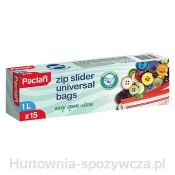 Woreczki Z Suwakiem Zip 1L 15 Szt.