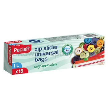 Woreczki Z Suwakiem Zip 1L 15 Szt.