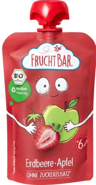 Mus truskawka, jabłko BIO 100 g