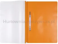 Office Products Skoroszyt, Pp, A4, Miękki, 100/170Mikr., Wpinany, Pomarańczowy - 2