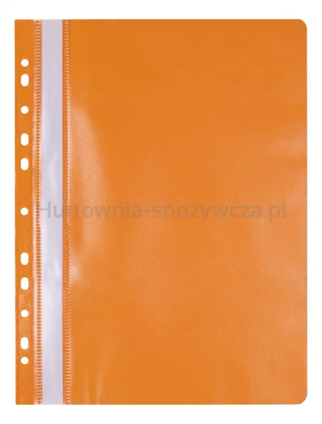 Office Products Skoroszyt, Pp, A4, Miękki, 100/170Mikr., Wpinany, Pomarańczowy