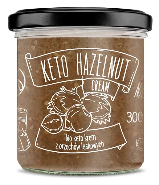 Diet Food Keto Krem Z Orzechów Laskowych Z Olejem Mtc Bio 300 G