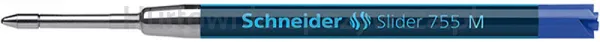 Schneider Wkład Slider 755 Do Długopisu M, Format G2, Niebieski