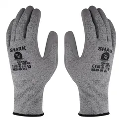 Rękawice TK SHARK, antyprzecięciowe, rozm. 11, szare