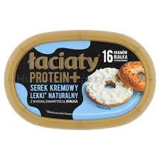 Łaciaty Serek śmietankowy Protein naturalny 135g lekki
