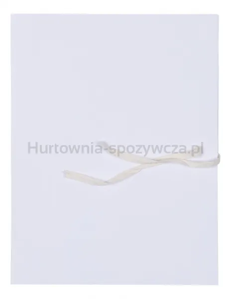 Teczka archiwizacyjna wiązana OFFICE PRODUCTS Budget Pro, 50mm, karton, biała wewn., A4, 250gsm, 3-skrz., biała
