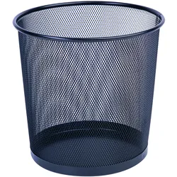 Kosz Na Śmieci Q-Connect Office Set Metalowy 12L Czarny