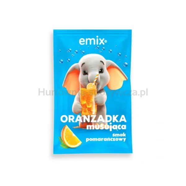 Emix Oranżadka Musująca Smak Pomarańczowy 16G