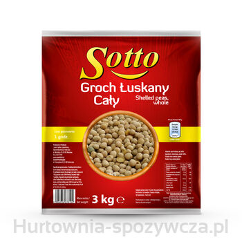 Sotto Groch Łuskany Cały 3Kg