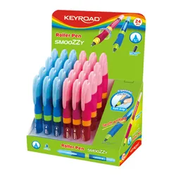 Pióro Kulkowe Keyroad Smoozzy Writer, 0,7Mm, Pakowane Na Displayu, Mix Kolorów