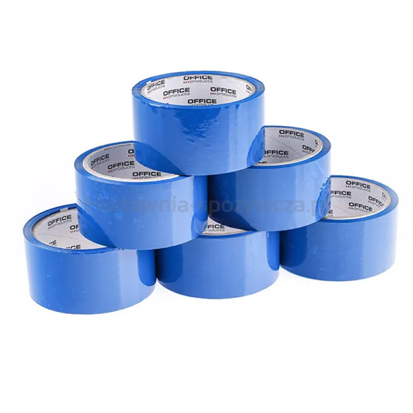 Taśma Pakowa Office Products, 48Mm X 50Y, 36Mic, Ean Na 1Szt., Niebieska