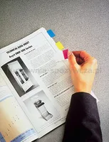 Post-It Zakładki indeksujące (680-BP2EU), PP, 25,4x43,2mm, 2x50 kart., jaskraworóżowe  - 5