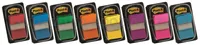 Post-It Zakładki indeksujące (680-BP2EU), PP, 25,4x43,2mm, 2x50 kart., jaskraworóżowe  - 9